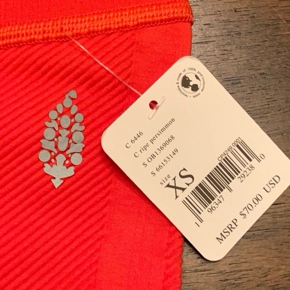 Free People Movement Leggings Ripe Persimmon XS New NWT - Picture 3 of 5